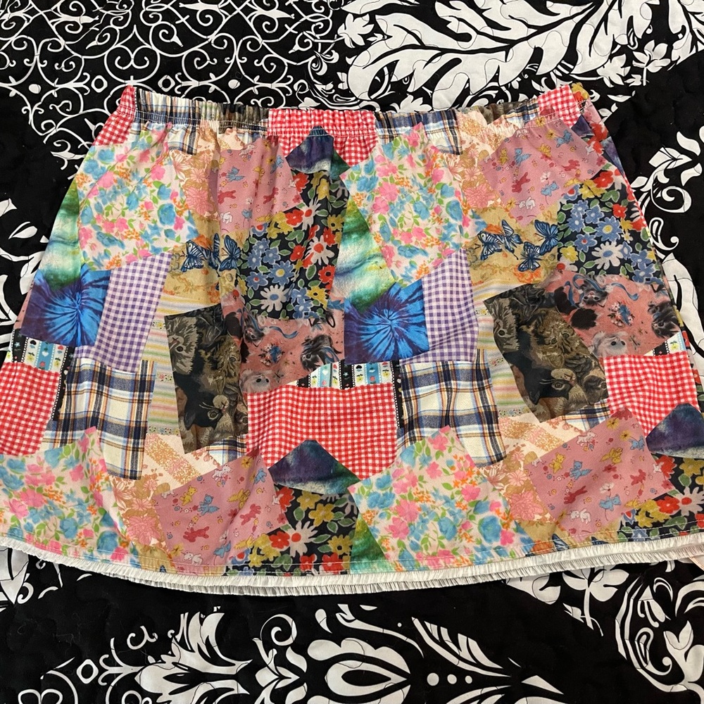 Multicolor mini shirt very cute & sexy size 3x